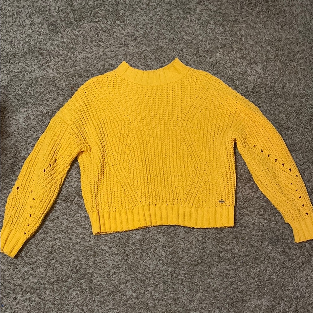 Yellow Knit Sweater